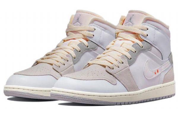 Nike Air Jordan 1 Mid Tops Se Retro Basketball Shoes Herre Khaki