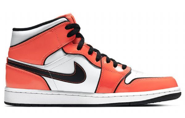 Nike Air Jordan 1 Mid Tops Se Retro Basketball Shoes Herre Oransje