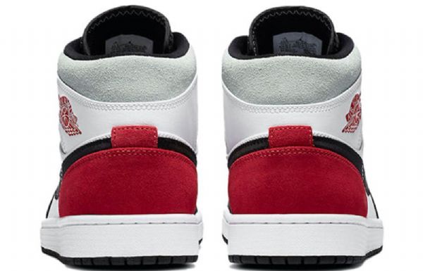 Nike Air Jordan 1 Mid Tops Se Retro Basketball Shoes Herre Rød Svarte