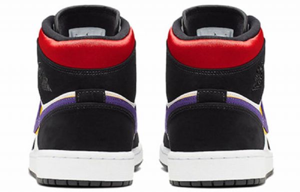 Nike Air Jordan 1 Mid Tops Se Retro Basketball Shoes Herre Svarte Blå