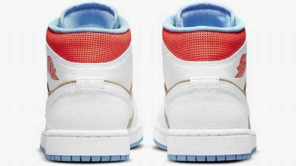 Nike Air Jordan 1 Mid Tops Se Sesame Sko Dame Multicolor
