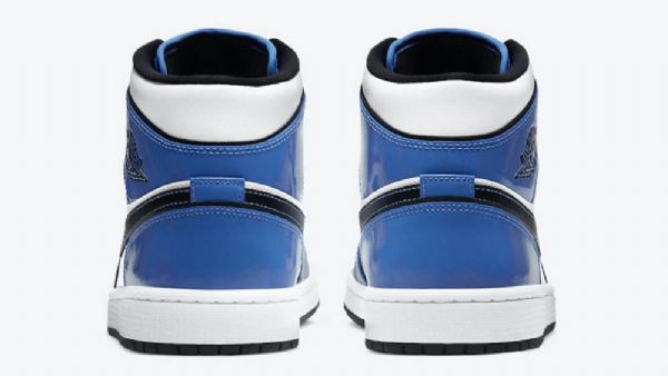 Nike Air Jordan 1 Mid Tops Se Signal Sko Dame Blå
