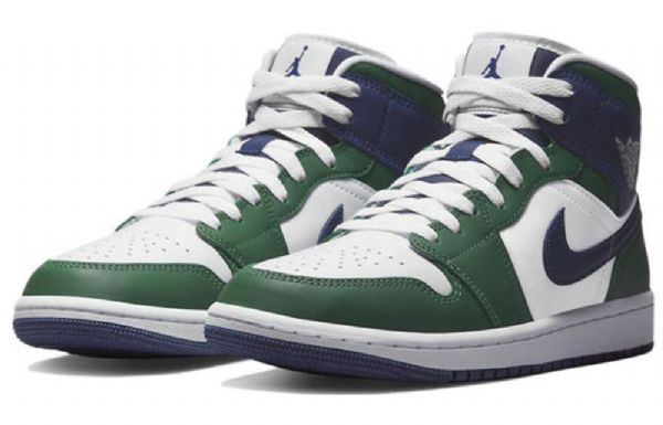 Nike Air Jordan 1 Mid Tops Se Sko Dame Grønn