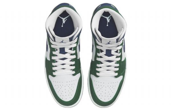 Nike Air Jordan 1 Mid Tops Se Sko Dame Grønn