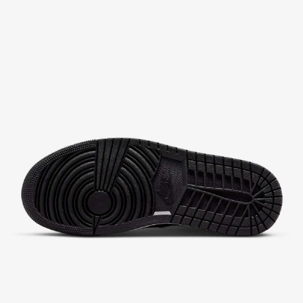 Nike Air Jordan 1 Mid Tops Se Sko Dame Hvite Svarte