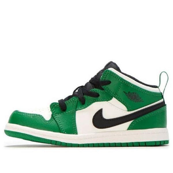 Nike Air Jordan 1 Mid Tops Se Td Sko Barn Grønn