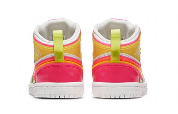 Nike Air Jordan 1 Mid Tops Se Td Sko Barn Hvite