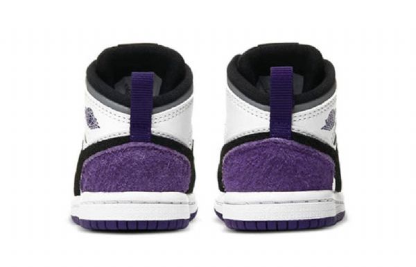 Nike Air Jordan 1 Mid Tops Se Td Sko Barn Lilla