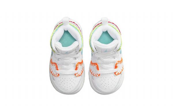 Nike Air Jordan 1 Mid Tops Se Td Sko Barn Multicolor