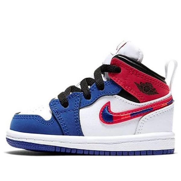 Nike Air Jordan 1 Mid Tops Se Td Sko Barn Multicolor
