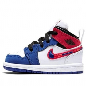Nike Air Jordan 1 Mid Tops Se Td Sko Barn Multicolor