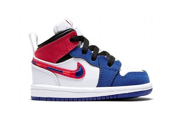 Nike Air Jordan 1 Mid Tops Se Td Sko Barn Multicolor