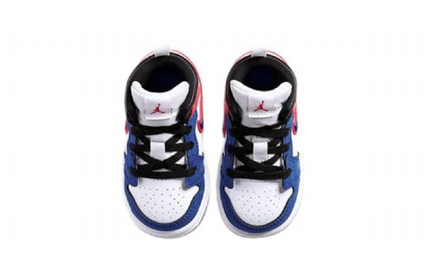 Nike Air Jordan 1 Mid Tops Se Td Sko Barn Multicolor