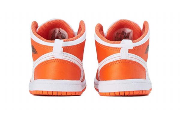 Nike Air Jordan 1 Mid Tops Se Td Sko Barn Oransje