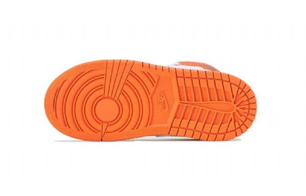 Nike Air Jordan 1 Mid Tops Se Td Sko Barn Oransje