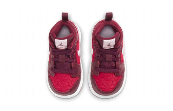 Nike Air Jordan 1 Mid Tops Se Td Sko Barn Rød