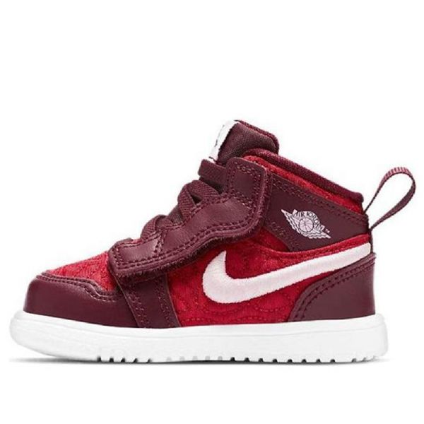 Nike Air Jordan 1 Mid Tops Se Td Sko Barn Rød