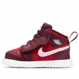 Nike Air Jordan 1 Mid Tops Se Td Sko Barn Rød