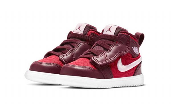 Nike Air Jordan 1 Mid Tops Se Td Sko Barn Rød