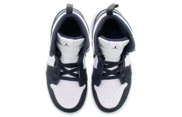 Nike Air Jordan 1 Mid Tops Se Td Sko Barn Svarte Grønn Rød