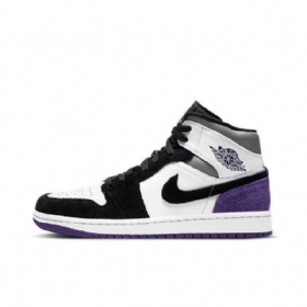 Nike Air Jordan 1 Mid Tops Se Varsity Sko Dame Lilla