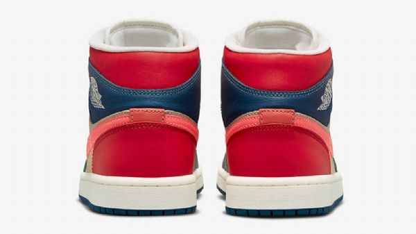 Nike Air Jordan 1 Mid Tops Seven-colour Sko Dame Multicolor