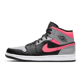 Nike Air Jordan 1 Mid Tops Shadow Sko Dame Rosa