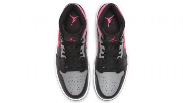 Nike Air Jordan 1 Mid Tops Shadow Sko Dame Rosa