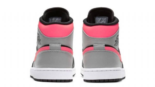Nike Air Jordan 1 Mid Tops Shadow Sko Dame Rosa