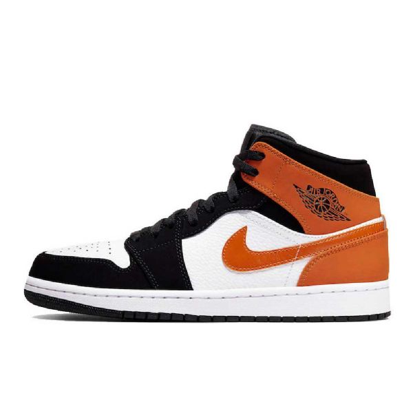 Nike Air Jordan 1 Mid Tops Shatteredboard Sko Herre Oransje Svarte