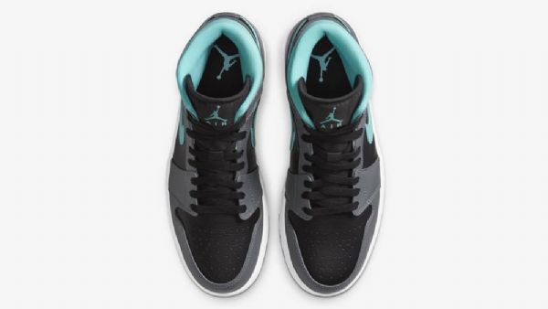 Nike Air Jordan 1 Mid Tops Sko Dame Grå
