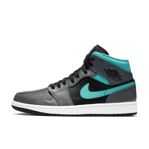 Nike Air Jordan 1 Mid Tops Sko Herre Grå