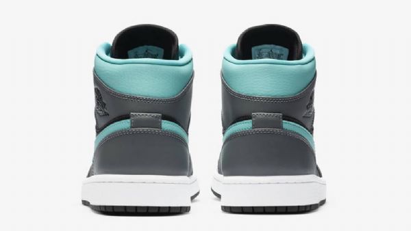 Nike Air Jordan 1 Mid Tops Sko Herre Grå