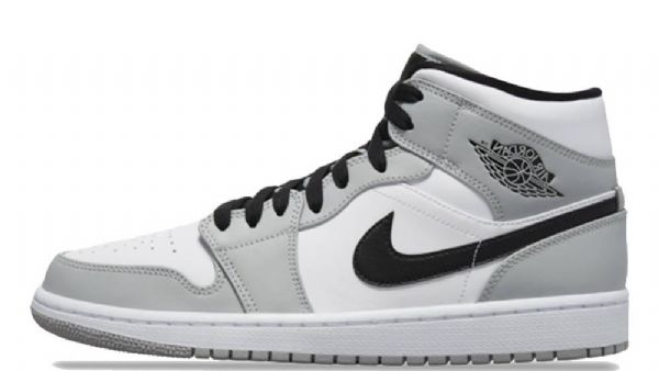 Nike Air Jordan 1 Mid Tops Sko Herre Grå
