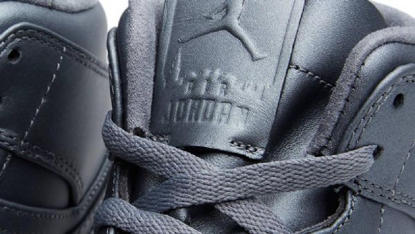 Nike Air Jordan 1 Mid Tops Sko Herre Grå