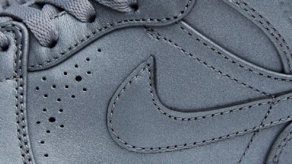Nike Air Jordan 1 Mid Tops Sko Herre Grå