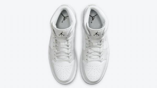 Nike Air Jordan 1 Mid Tops Sko Herre Grå Camouflage
