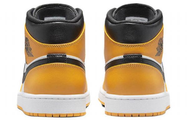 Nike Air Jordan 1 Mid Tops Sko Herre Gul