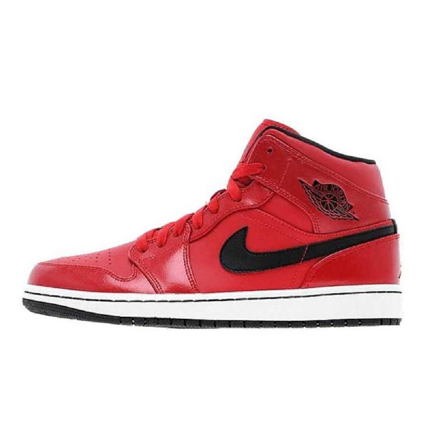 Nike Air Jordan 1 Mid Tops Sko Herre Rød