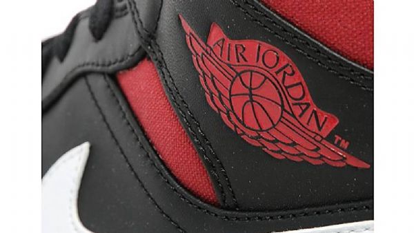 Nike Air Jordan 1 Mid Tops Sko Herre Svarte Rød