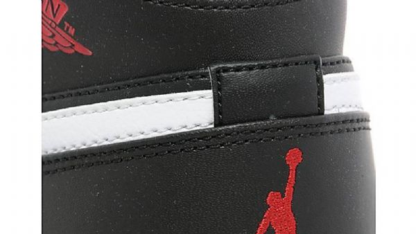 Nike Air Jordan 1 Mid Tops Sko Herre Svarte Rød