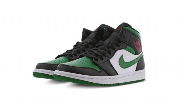 Nike Air Jordan 1 Mid Tops Tå Sko Herre Grønn
