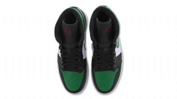Nike Air Jordan 1 Mid Tops Tå Sko Herre Grønn