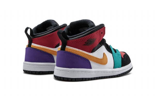 Nike Air Jordan 1 Mid Tops Td Retro Basketball Shoes Barn Multicolor