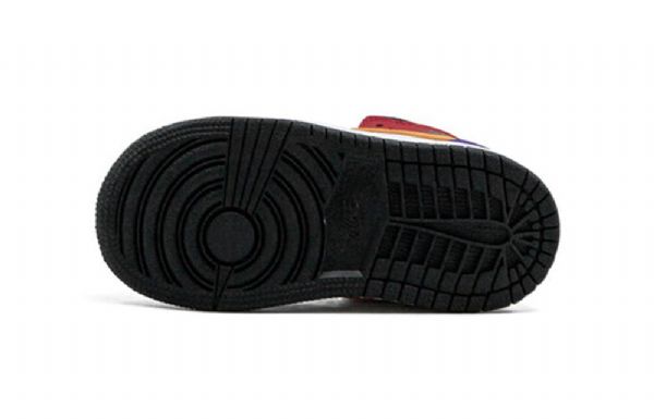 Nike Air Jordan 1 Mid Tops Td Retro Basketball Shoes Barn Multicolor