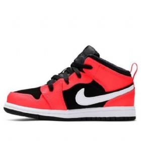 Nike Air Jordan 1 Mid Tops Td Sko Barn Grå