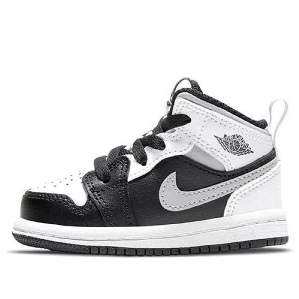 Nike Air Jordan 1 Mid Tops Td Sko Barn Hvite
