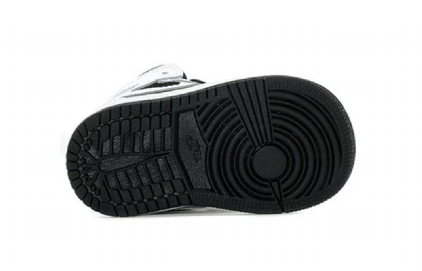 Nike Air Jordan 1 Mid Tops Td Sko Barn Hvite