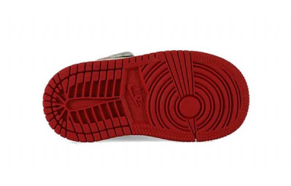 Nike Air Jordan 1 Mid Tops Td Sko Barn Svarte Sølv