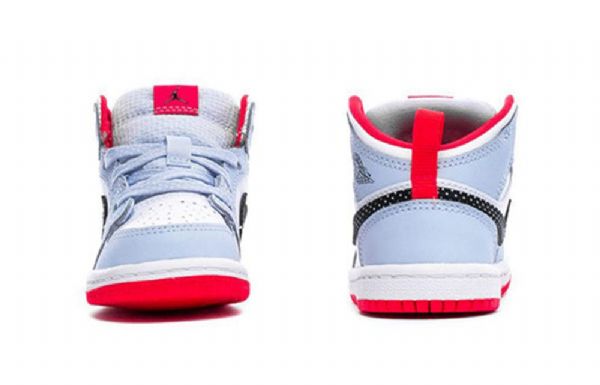 Nike Air Jordan 1 Mid Tops Td Sko Herre Blå